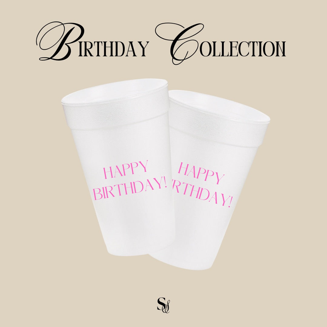 Pink Happy Birthday