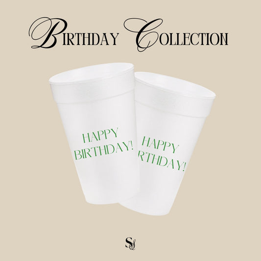 Green Happy Birthday